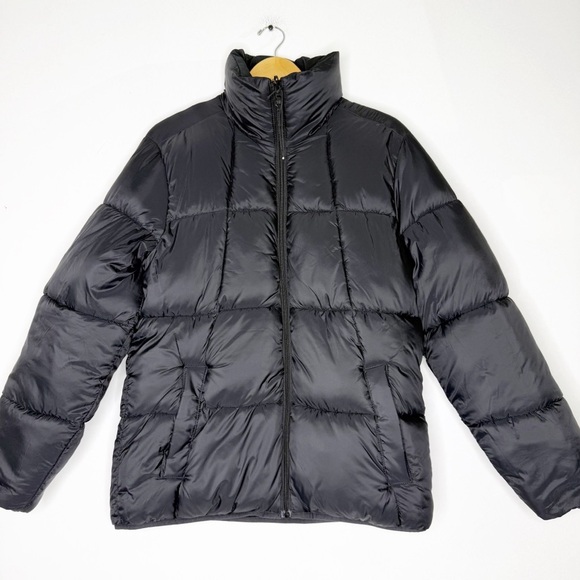Hollister Men’s Ultimate Reversible Puffer Jacket Black Size Small NWOT - Picture 1 of 6